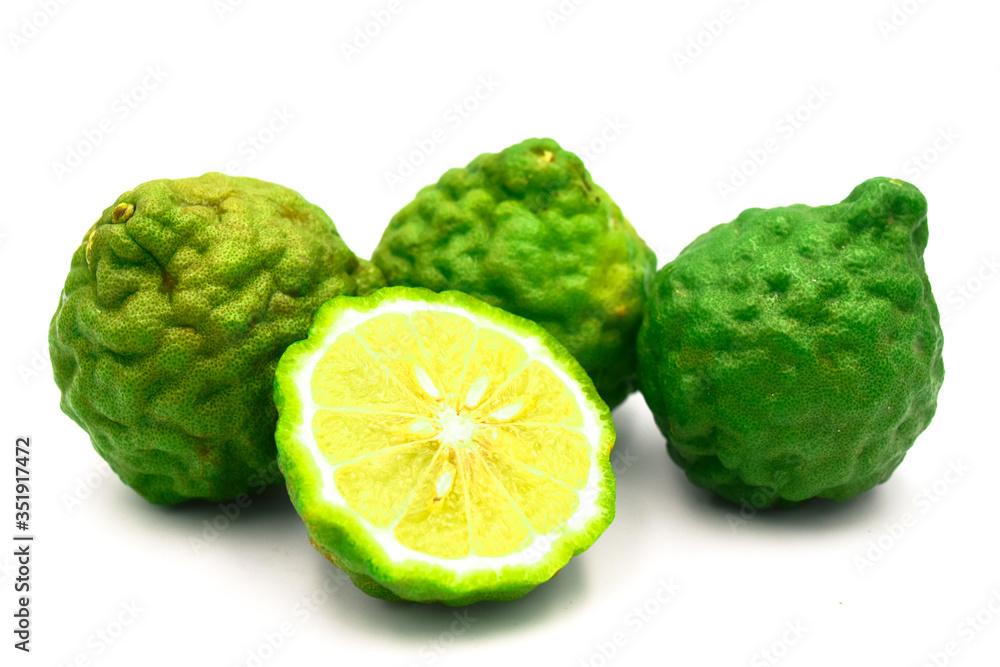Fototapeta premium Bergamot,Several compounds in bergamot oil have antibacterial and anti-inflammatory properties. This may make bergamot oil an effective spot treatment for acne in people who do not have sensitive skin