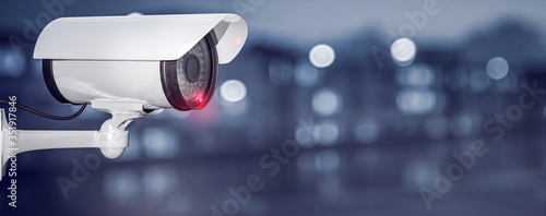 Obraz na plátně Überwachungskamera , Video, Sicherheit, 3D Rendering