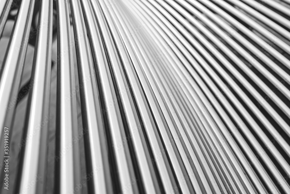 Obraz premium The metal steel lines background.