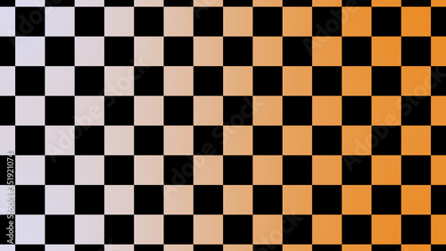 New brown & white checker board abstract background