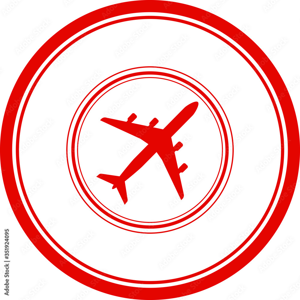 Vector Stamp without text. Red Rubber Texture . Vector Stamp without text. Red Rubber Texture .