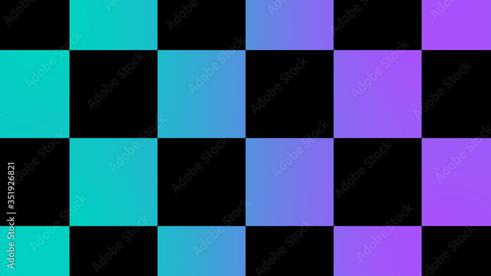 New cyan & purple Chessboard abstract background,New checker board
