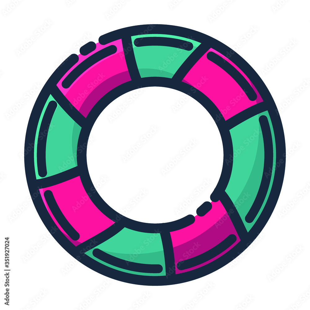 Floaties Vector Icon. Summer Holiday Outline Style
Floaties Vector Icon. Summer Holiday Outline Style