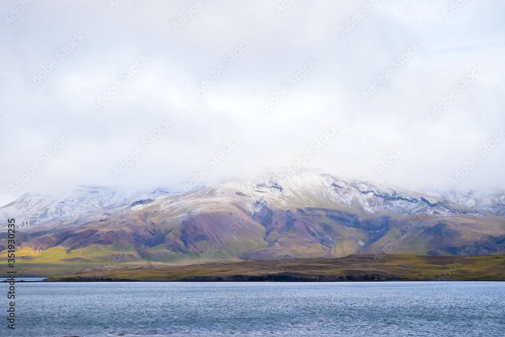 Nature view in Iceland. Mountain view with no people around. Nature view in Iceland. Mountain view with no people around.