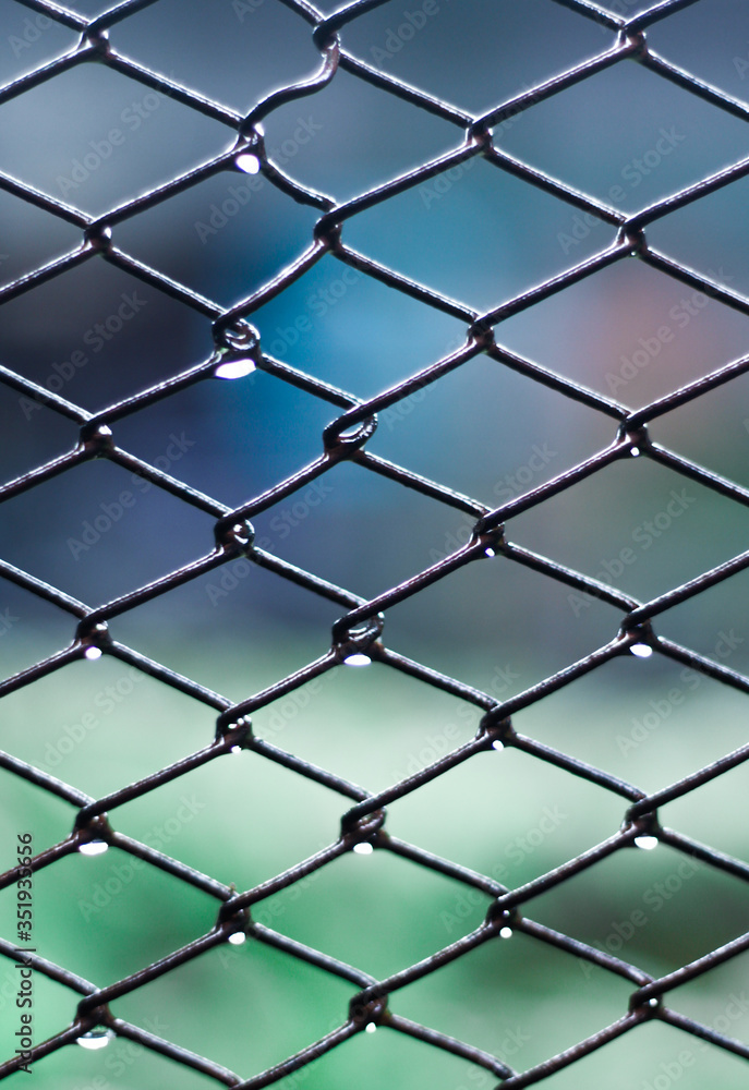 Fototapeta premium metal grid background
