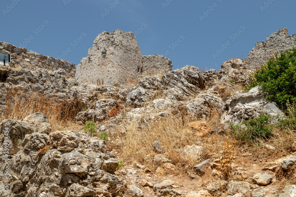 Part of the ruin of the castle Asklipio
