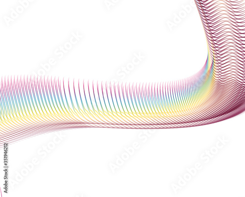 Abstract background blend wave line design for Wallpaper, Banner, Background, Card, Book Illustration, landing page