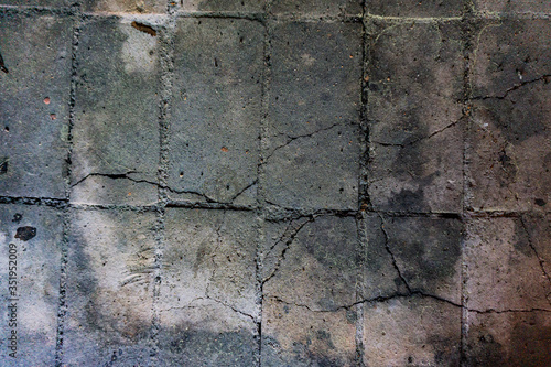 old stones texture on burned wall © clara