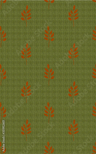 Elagance mix object pattern with color backgound