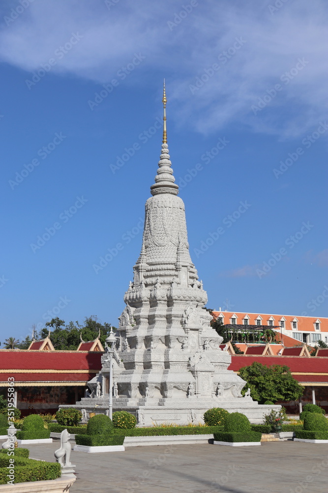 Fototapeta premium Palais royal à Phnom Penh, Cambodge