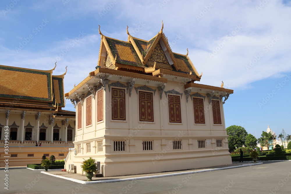 Palais royal à Phnom Penh, Cambodge
