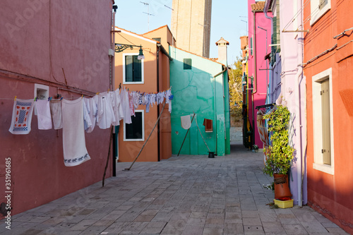Kolorowe domki w Wenecji (Burano)