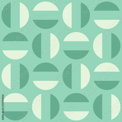 Clear geometric forms. Abstract vector seamless pattern.