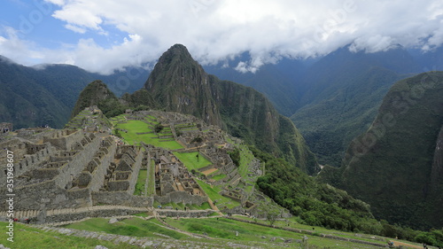 The Machu Picchu in Peru, the lost city of the Incas