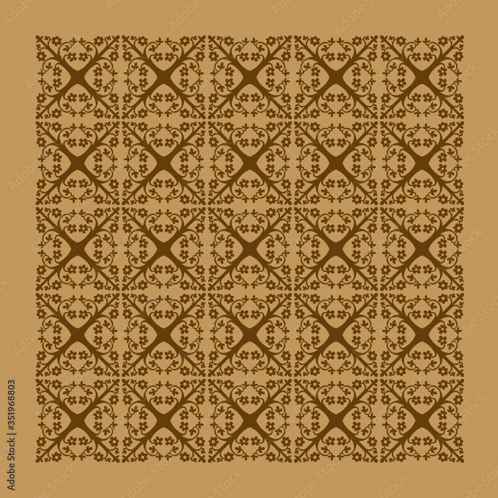 Gothic seamless pattern. Geometrical royal elements in a medieval style. Ornament for a tiles and mosaics. Gothic seamless pattern. Geometrical royal elements in a medieval style. Ornament for a tiles and mosaics.