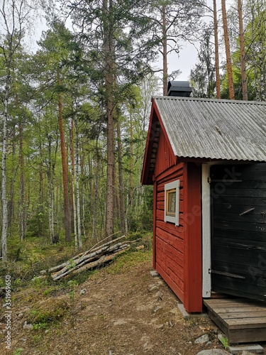 old wooden house