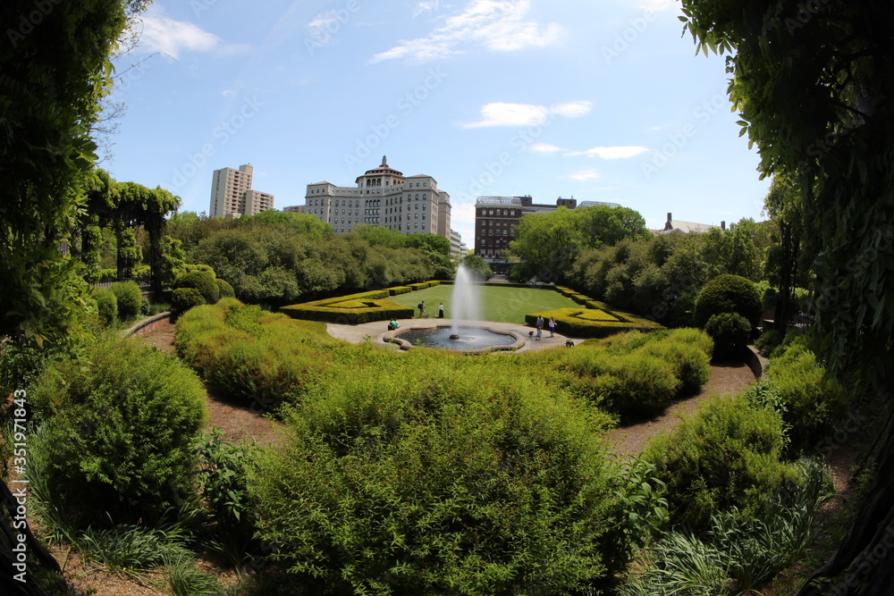 fountain in the park