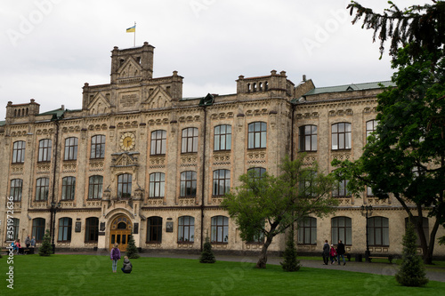 Old historical europian buildings in the city