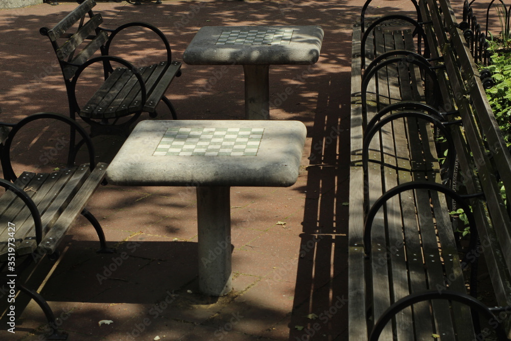 bench in the park