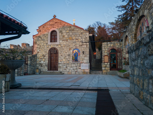 Entrance in Saint Petka chapel, Belgrade