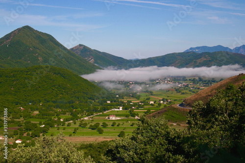 landscape in the mountains, Irpinia