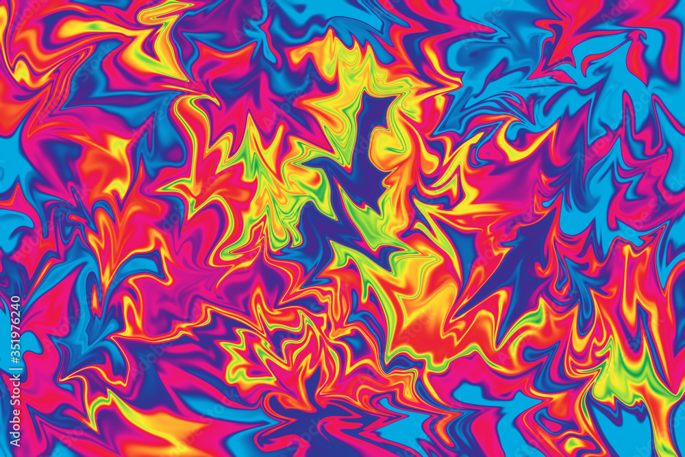 An abstract wavy psychedelic background image. An abstract wavy psychedelic background image.