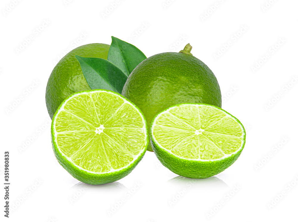 lime isolated on white background lime isolated on white background