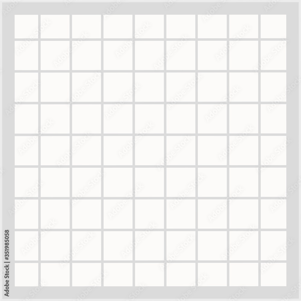 White checkered tablecloth, thin gray stripes flat icon vector isolated White checkered tablecloth, thin gray stripes flat icon vector isolated