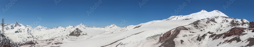 High mountains panorama