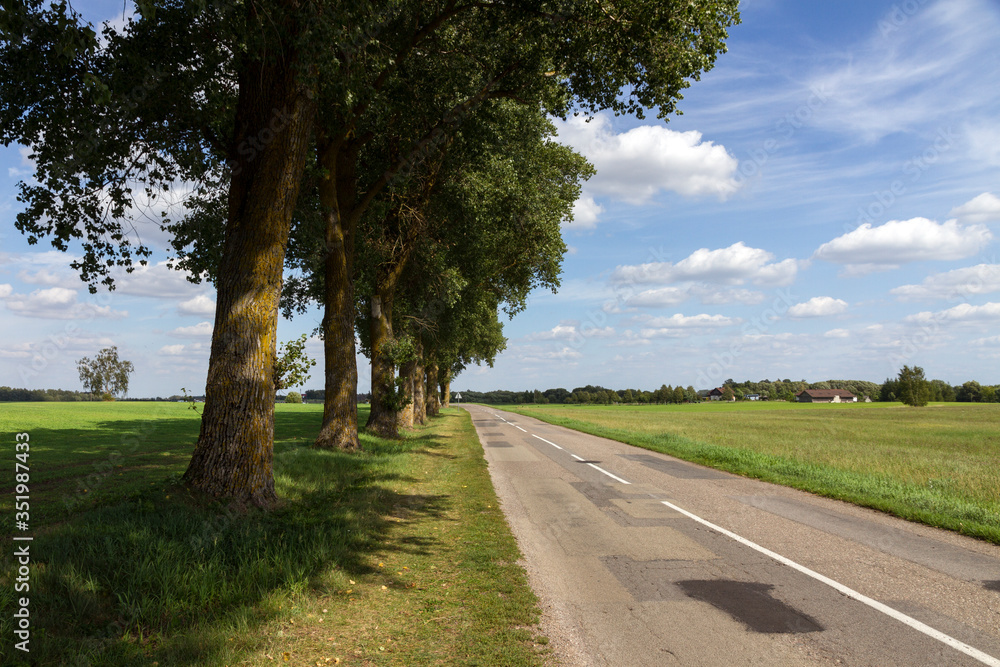 road in the countryside