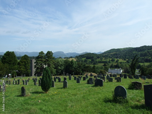 hillside cemetery grave yard