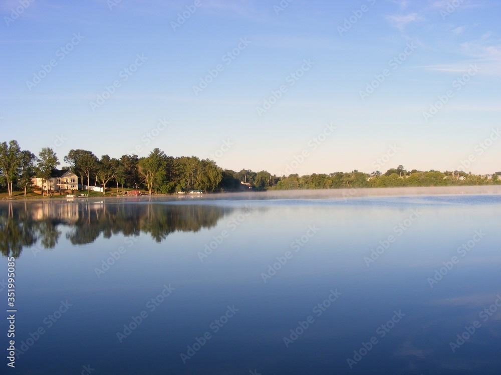reflection of trees in the lake reflection of trees in the lake