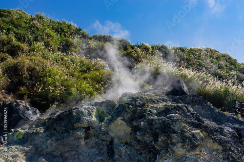 Nature landscape of the Xiaoyoukeng at Yangmingshan National Park