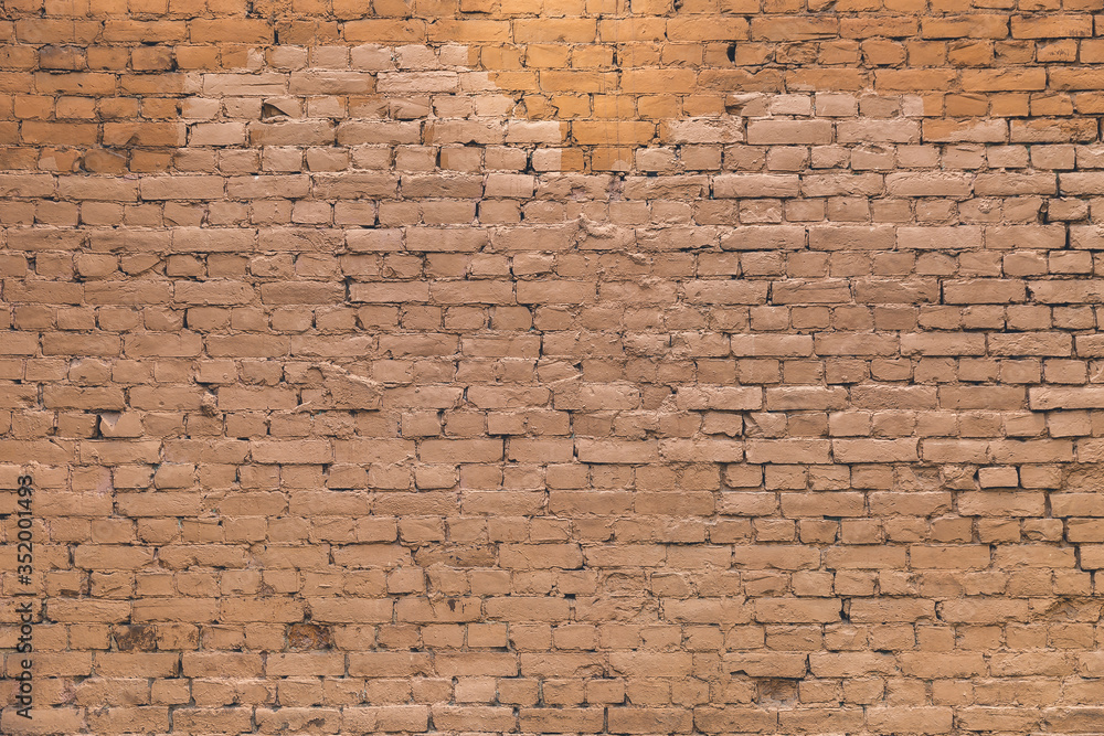red old brick wall texture background