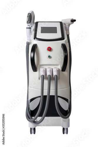 Laser machine for hair remove and beauty procedures. Cosmetic laser device