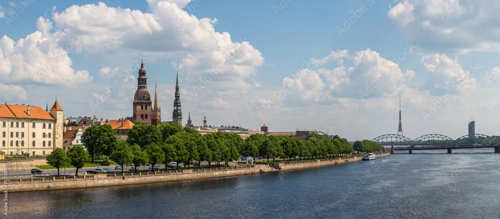 Panoramic view of Riga