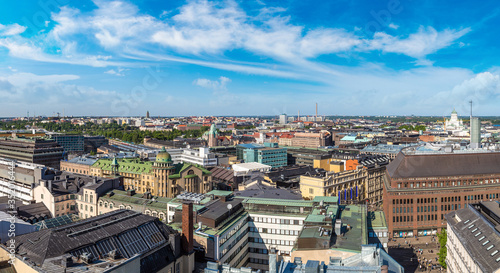 Panoramic view of Helsinki