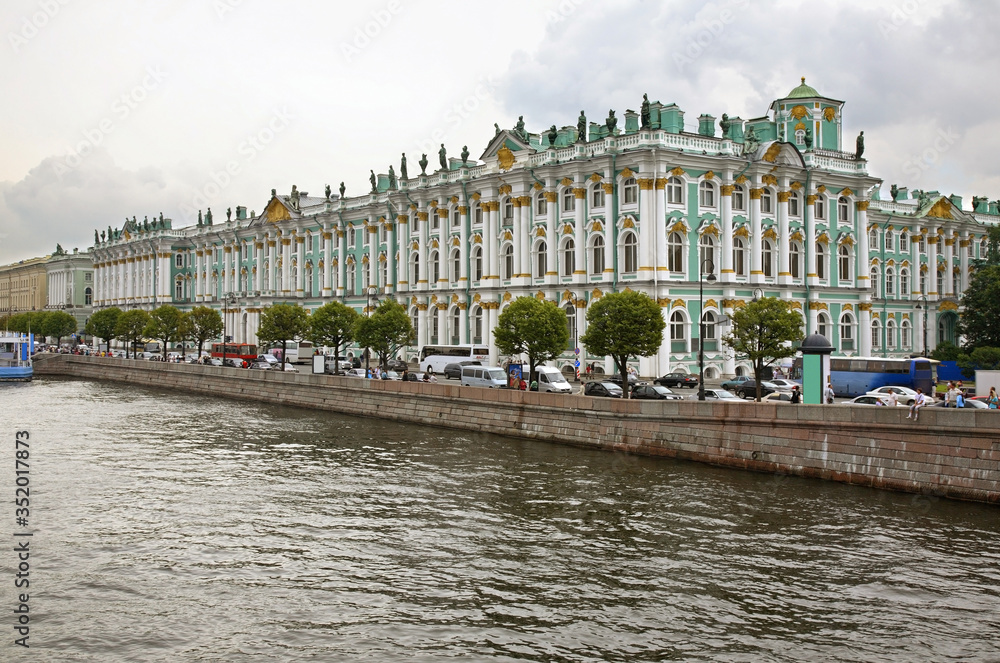 Winter Palace in Saint Petersburg. Russia 