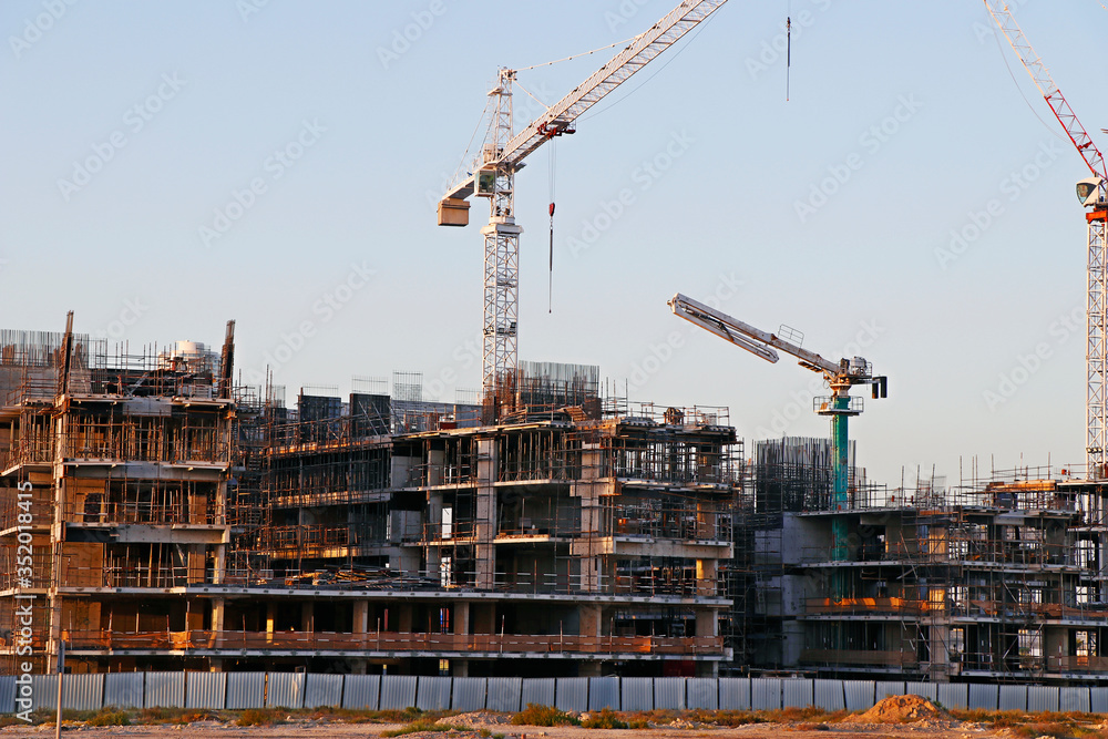 building construction works going on in site building construction works going on in site