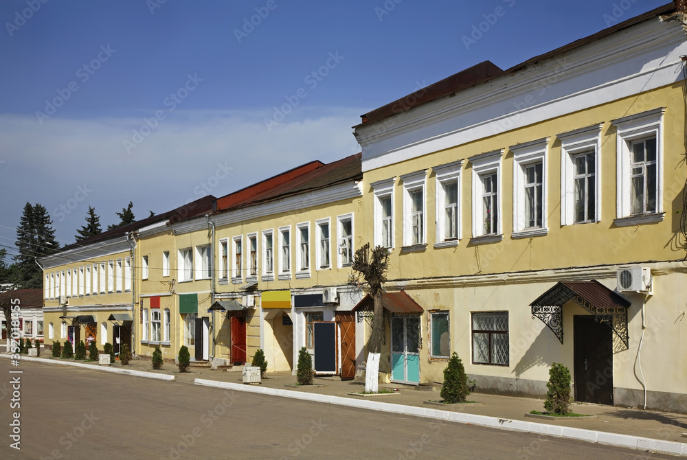 Lenin street in Tarusa. Russia