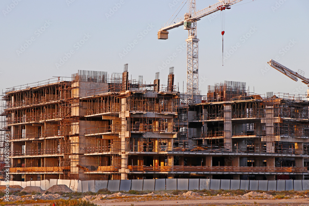 building construction works going on in site building construction works going on in site