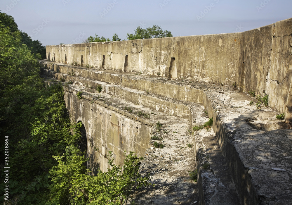 Fototapeta premium Fort No. 7 in Vladivostok. Russia