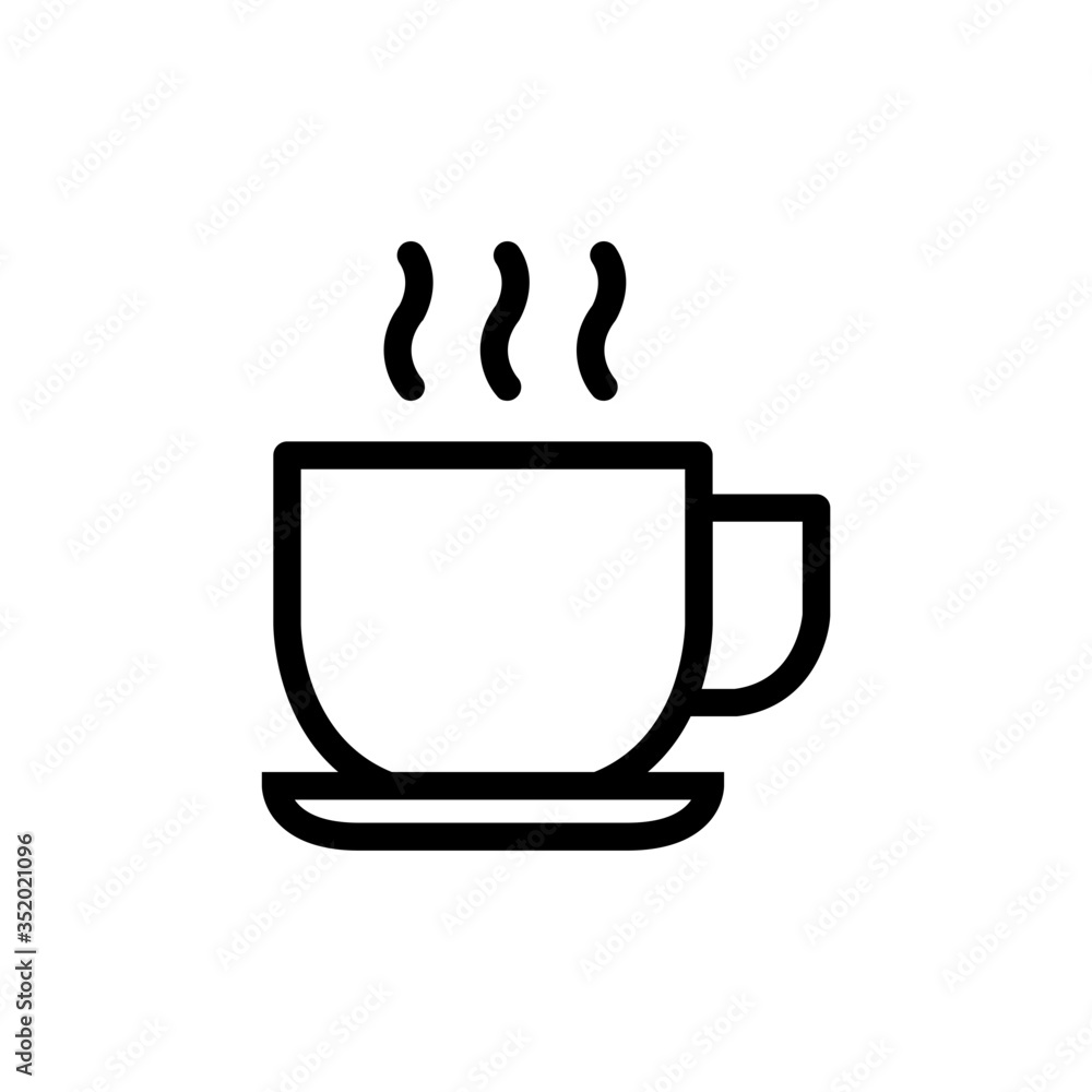 Coffee cup icon, coffee mug icon Coffee cup icon, coffee mug icon