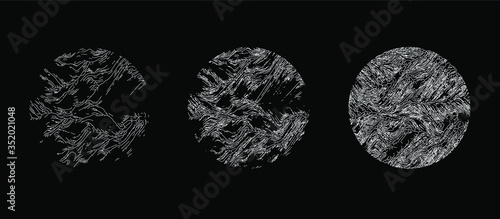 Generative Art with Visualization of Random Perlin Noise. Conceptual image of high tech systems: Artificial Intelligence, Deep Learning, Neural networks and Internet Map.