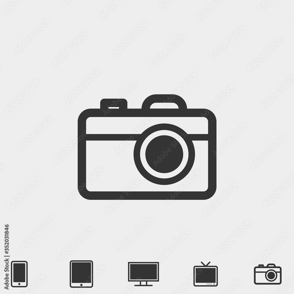 digital camera icon vector illustration for website and graphic design digital camera icon vector illustration for website and graphic design