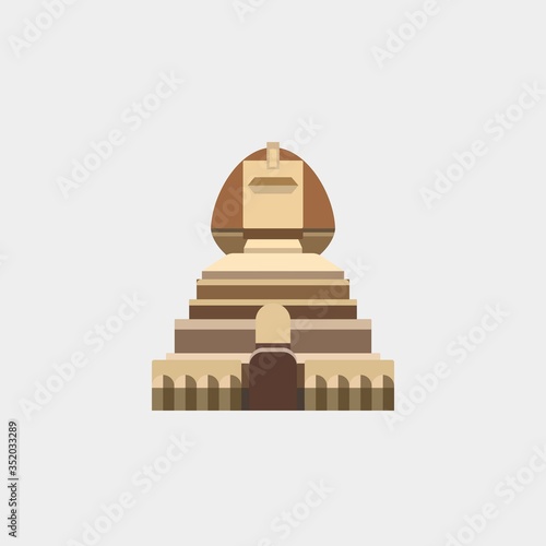 great sphinx of giza vector illustration for website and graphic design