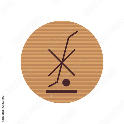 Do not use hand truck line style icon vector design