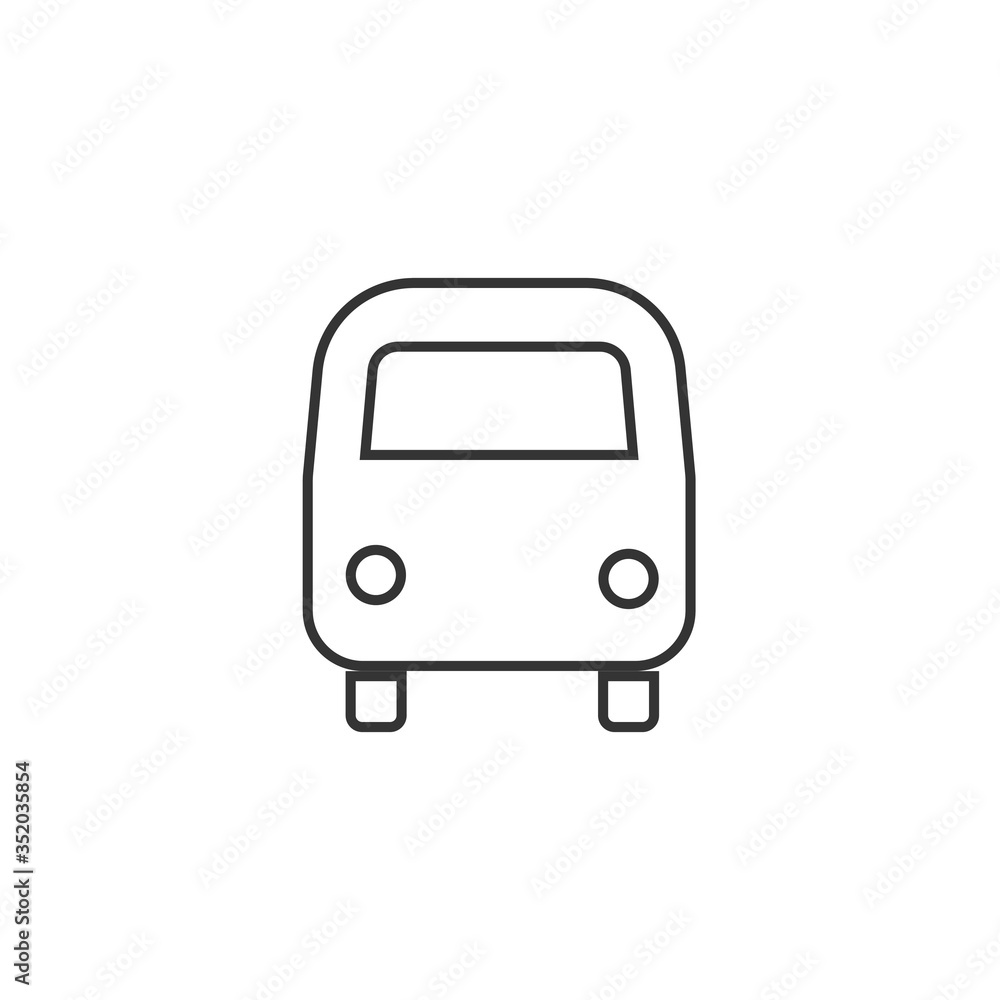 shuttle bus icon vector illustration sign shuttle bus icon vector illustration sign
