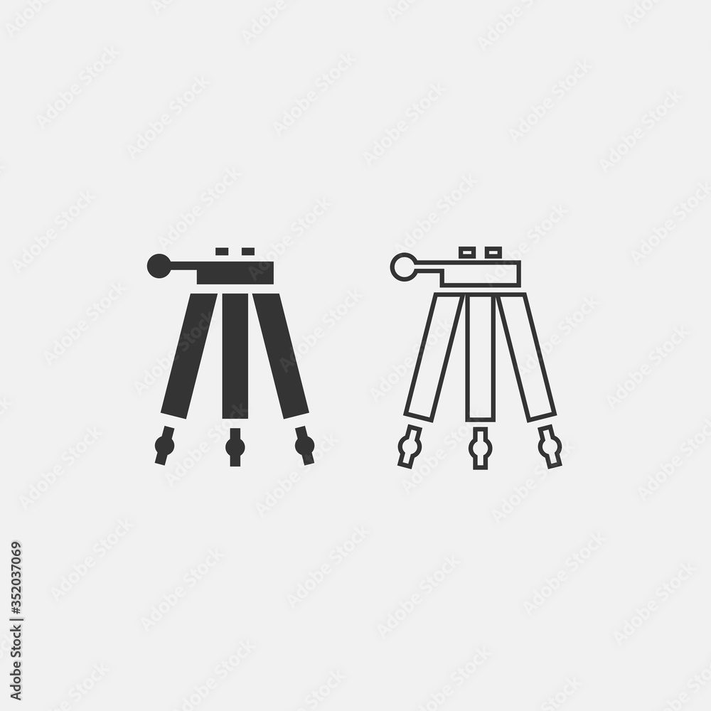 camera tripod icon vector illustration for website and graphic design camera tripod icon vector illustration for website and graphic design