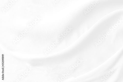White fabric pattern background Smooth surface
